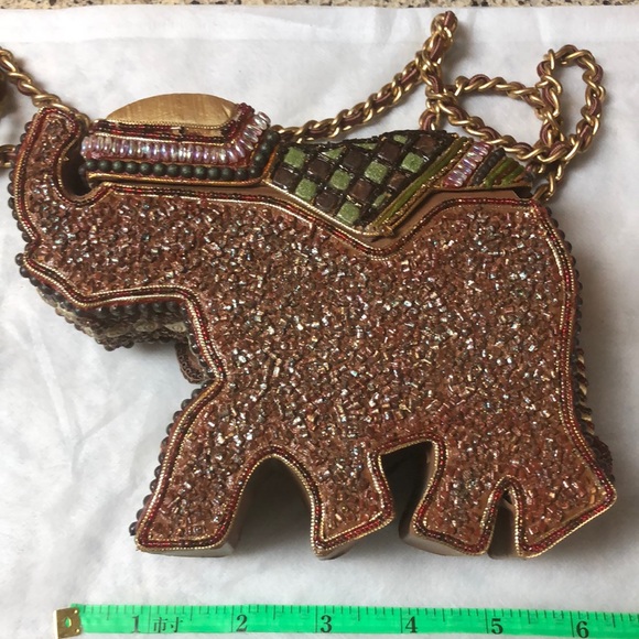 Mary Frances Vintage Collectible Elephant Box Shoulder Crossbody Bag, Rare Find - Picture 4 of 11